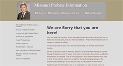 Desktop Screenshot of missouriprobate.info