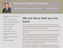 Tablet Screenshot of missouriprobate.info